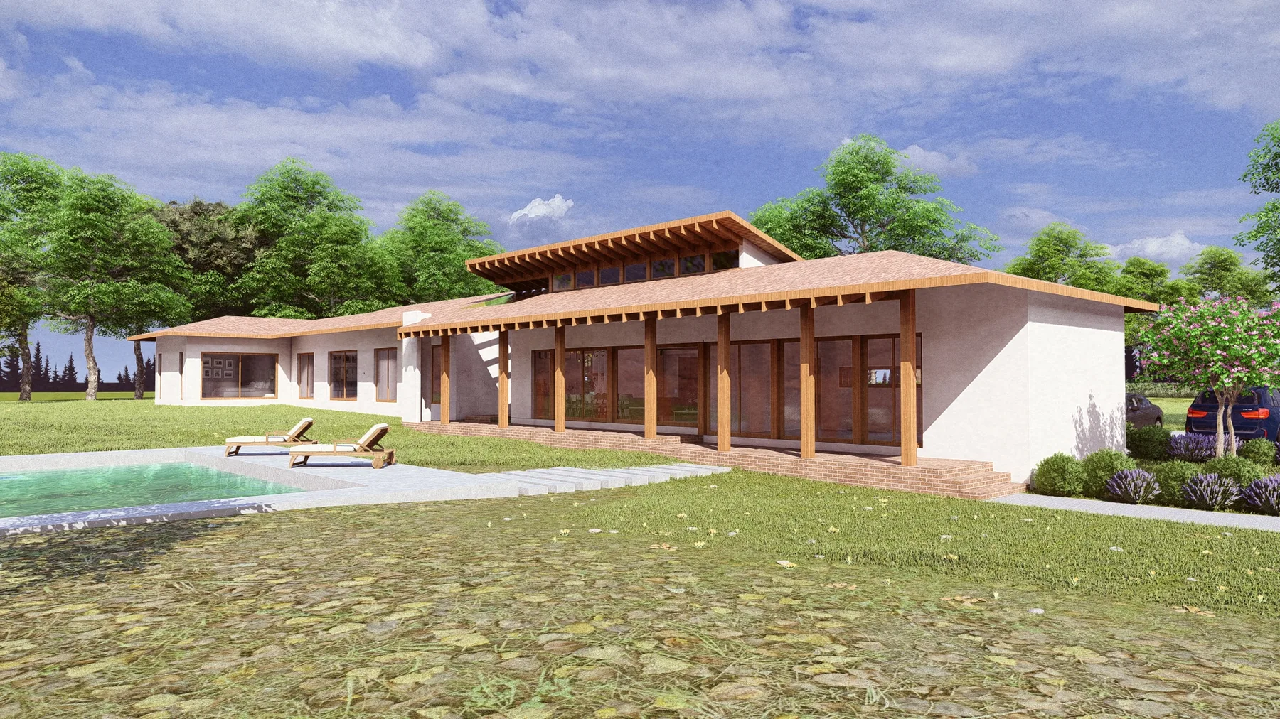 Vivienda J24, render del proyecto