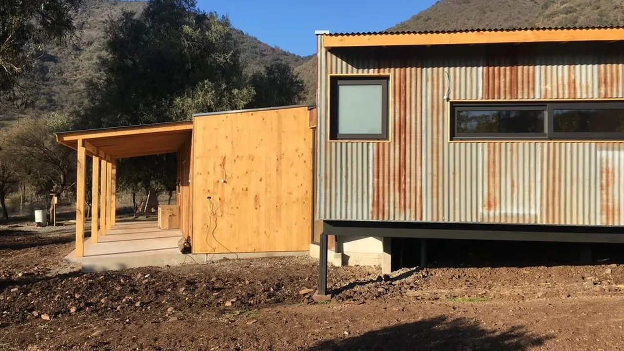 Casa Oculto del Valle, fotografía de la obra terminada