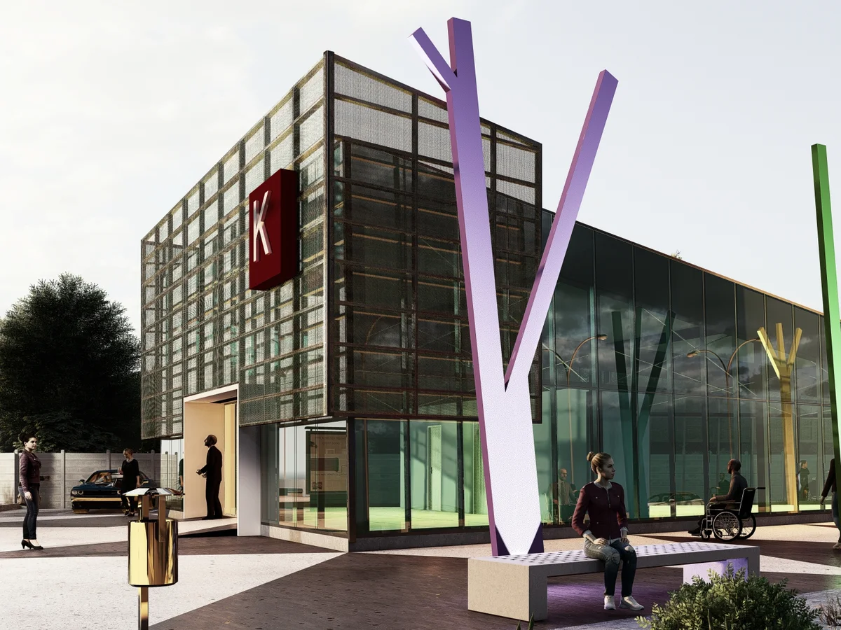 Locales comerciales vidriados proyectados por RAMDERS